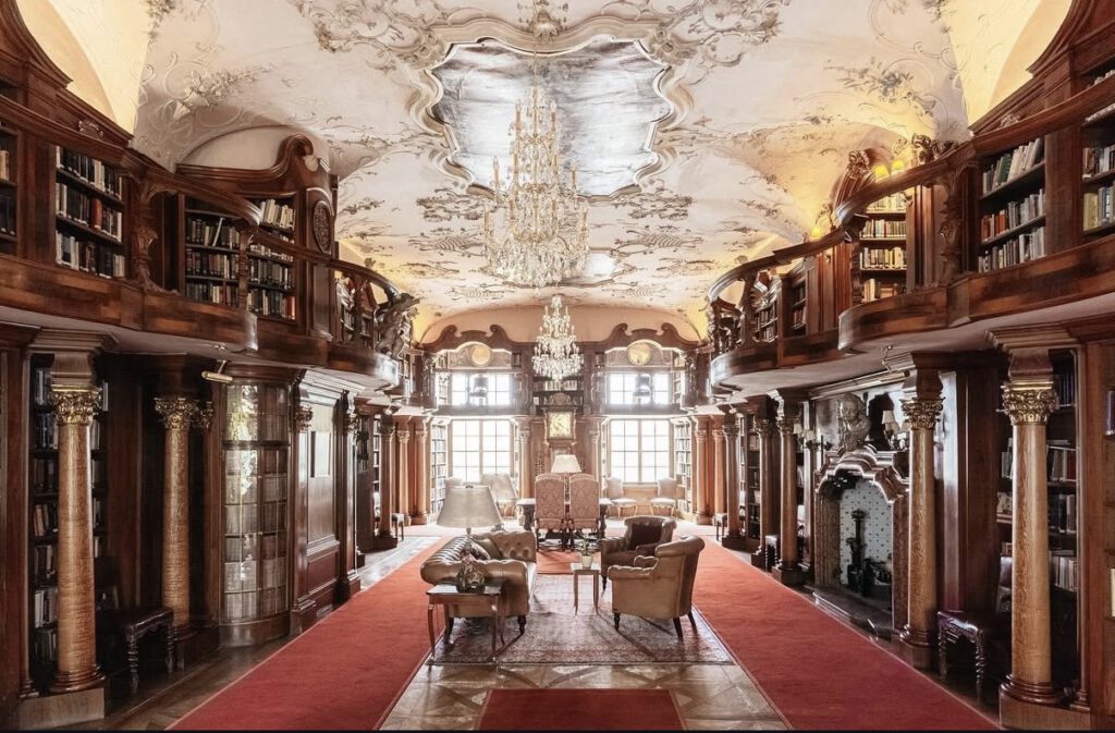 Schloss Leopoldskron Bibliothek