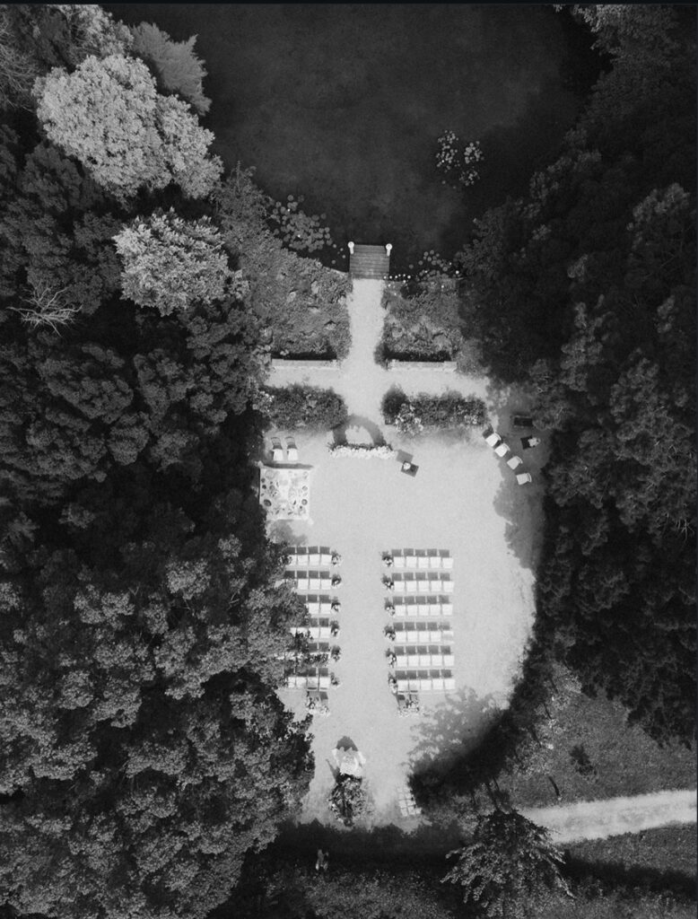 Schloss Schönau Ansicht von oben